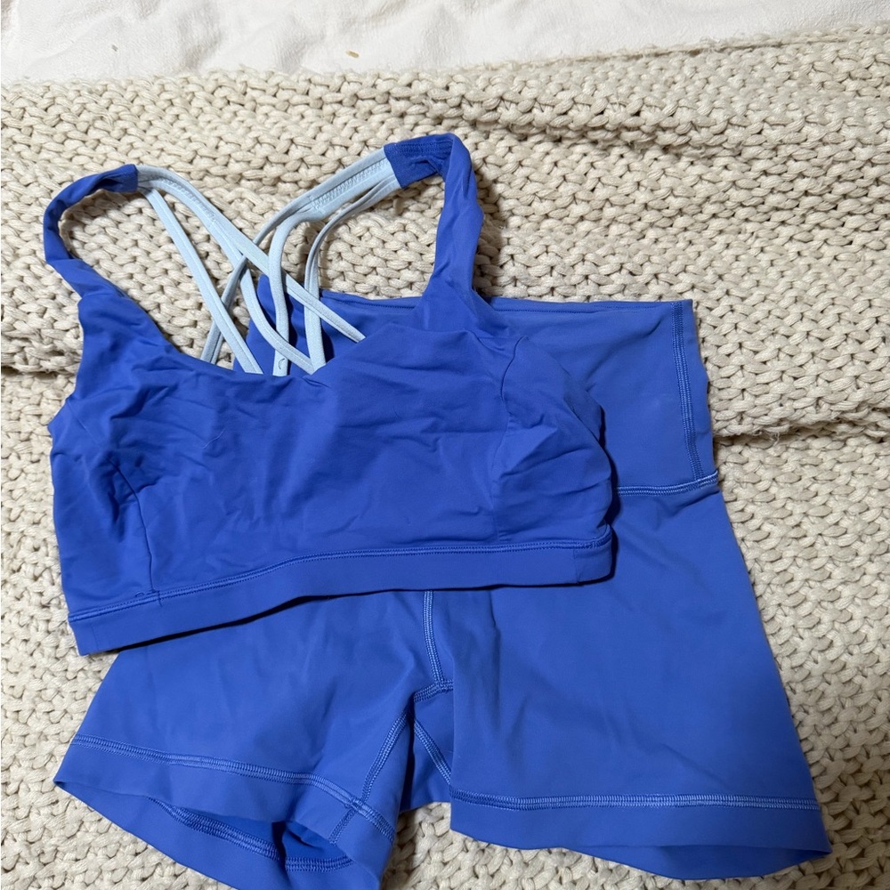 Vibrant Blue Lululemon Set